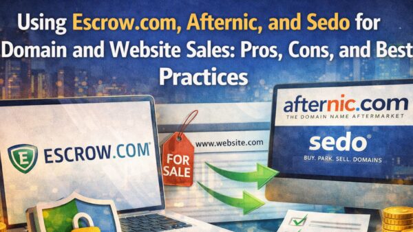 Using Escrow.com, Atom, and Sedo for Domain and Website Sales: Pros, Cons, and Best Practices