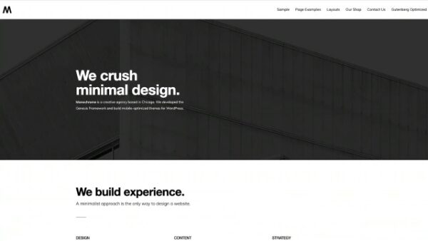 monochrome pro theme by studiopress